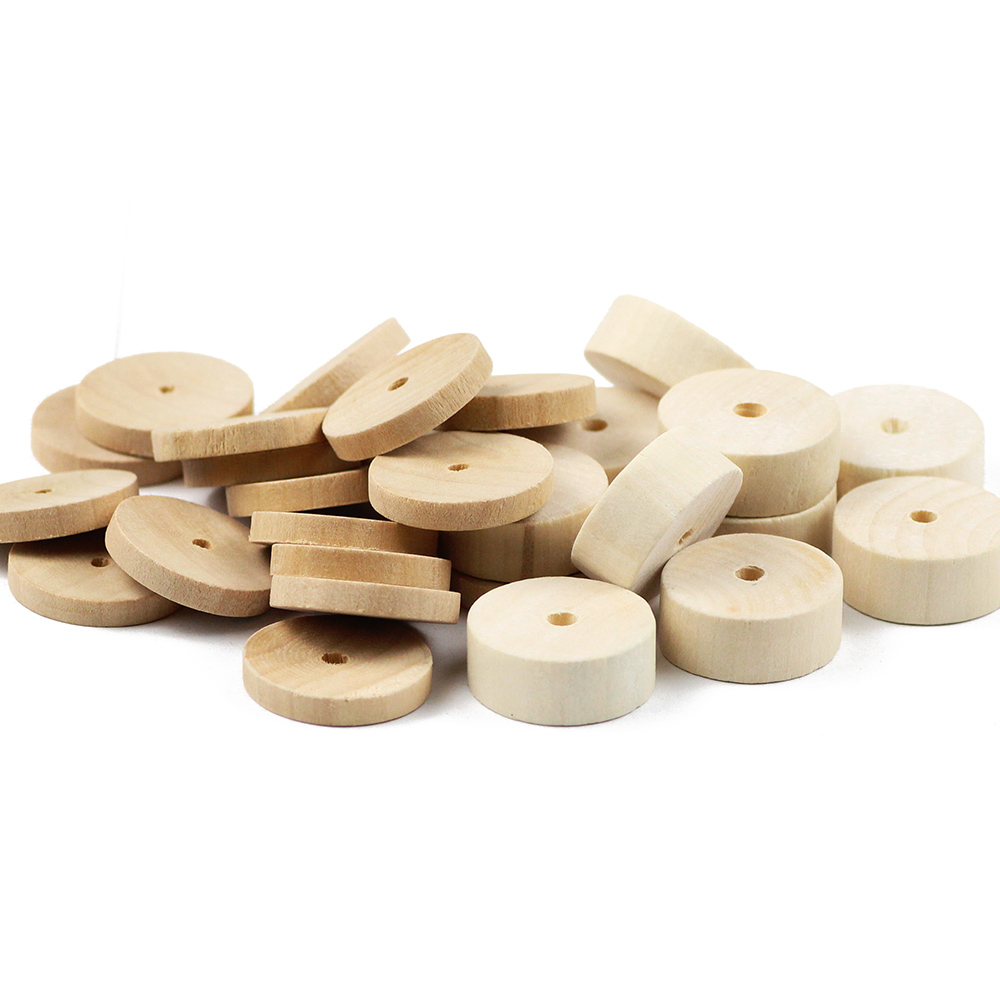 Jewelry Making 3 Year Old - WLYeeS Umweltfreundliche runde Holz-Abstandsperlen, 5 mm,