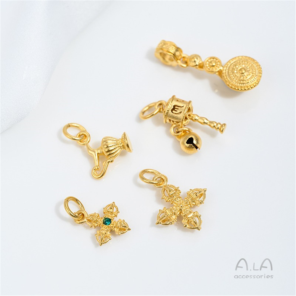 Jewelry Making Vietnam - Vietnam Sandgold Vintage Ruyi Kürbis Pixiu