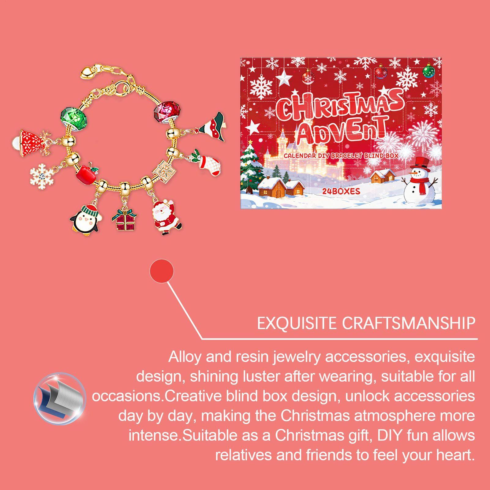 Jewelry Making Advent Calendar - Schmuckkalender Advent 24 Tage Schmuckherstellung Countdown