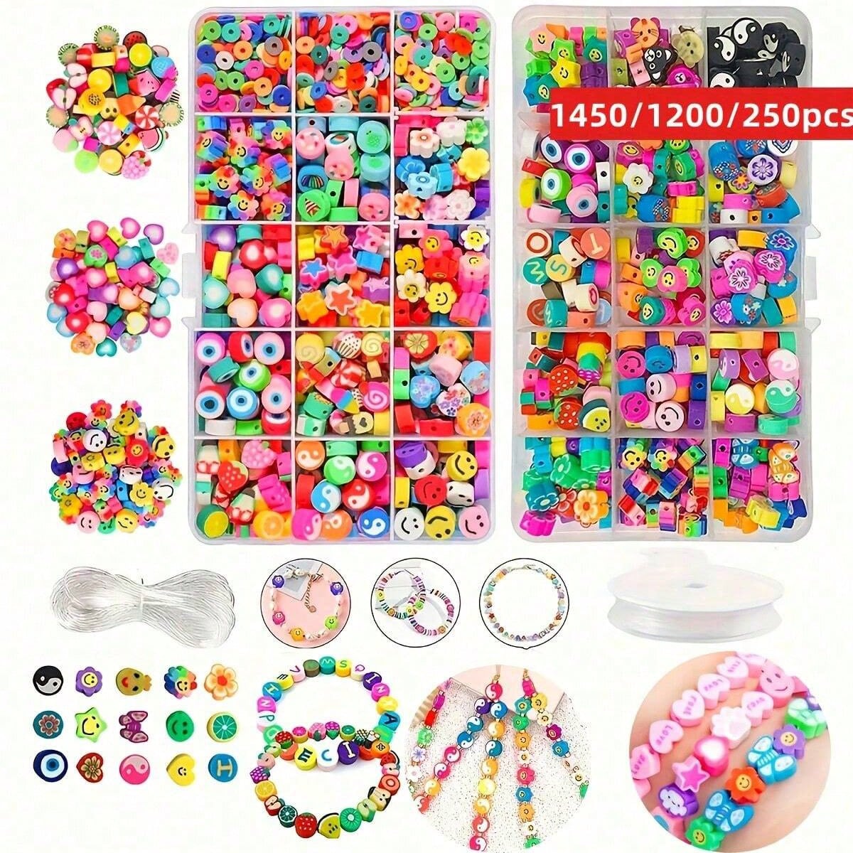 Jewelry Making Soldering Kit - 1450/1200/250 Stück Polymer Clay Perlen Set,