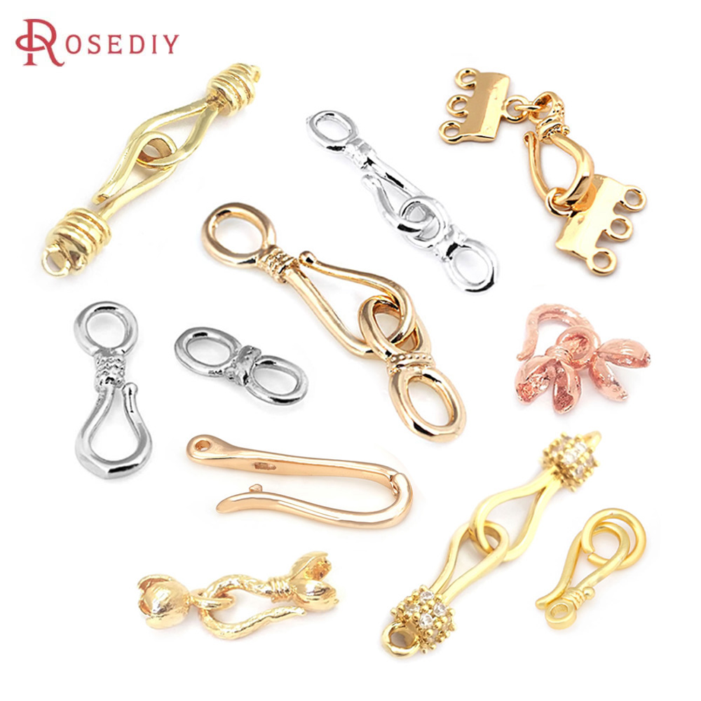 Jewelry Making Silver - 18K Gold Farbe Silber Farbe Messing