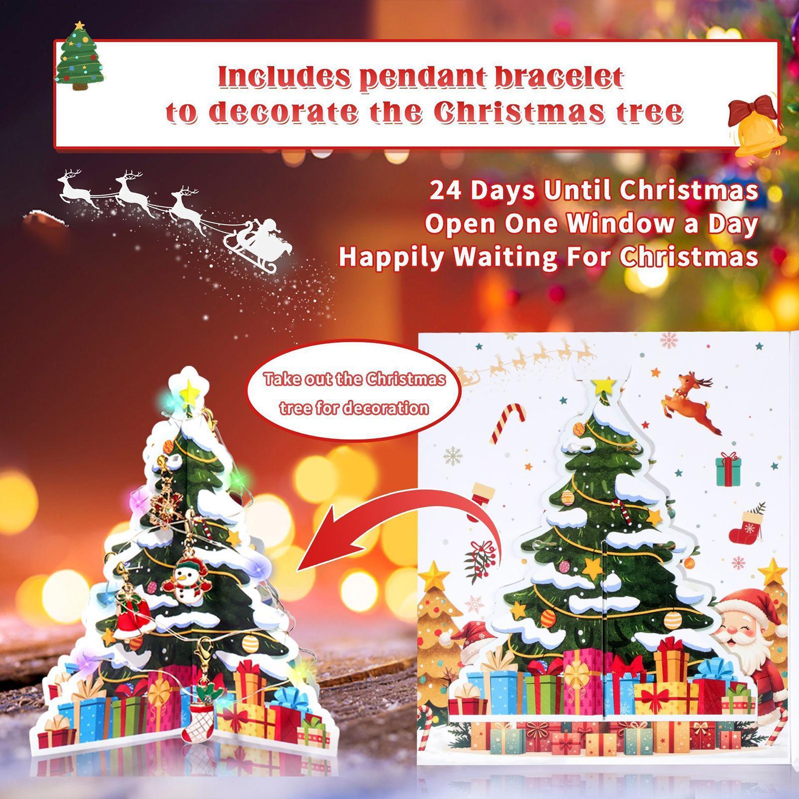 Jewelry Making Advent Calendar - Kalender Advent Charm Weihnachten Countdown Kalender