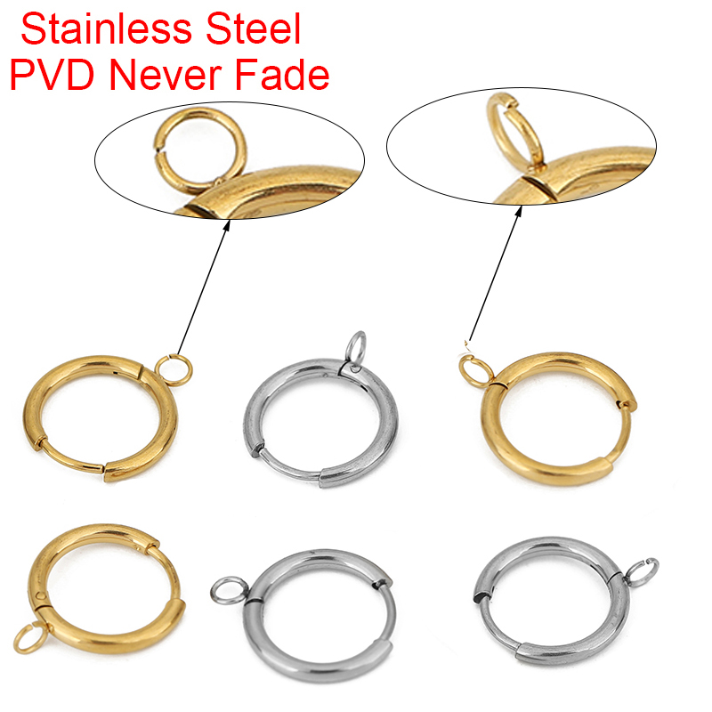 10 Stück PVD verblasst nie Ohr – Jewelry Making Articles Bewertung und Preis