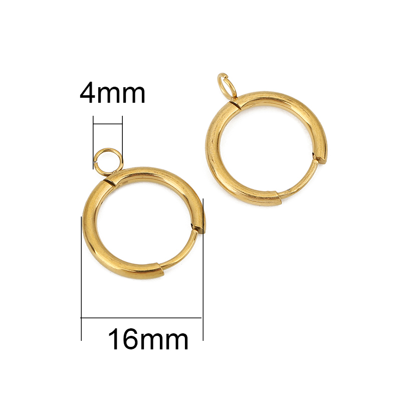 10 Stück PVD verblasst nie Ohr – Jewelry Making Articles Bewertung und Preis