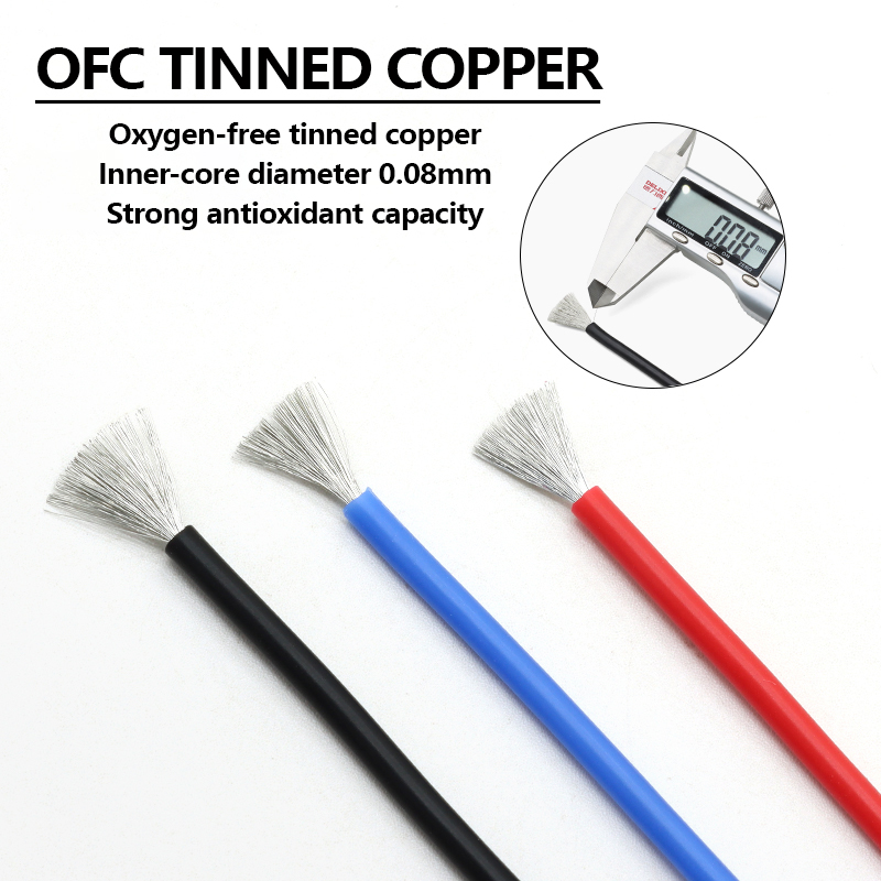Gelbe weiche Silikonkautschukd – Wire 22 Gauge Copper Bewertung und Preis