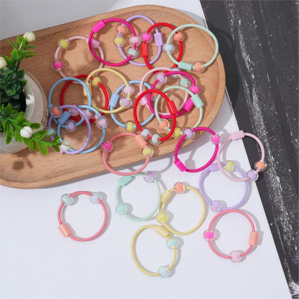 50 Stück süße elastische Haarg – Jewelry Making 3 Year Old Bewertung und Preis