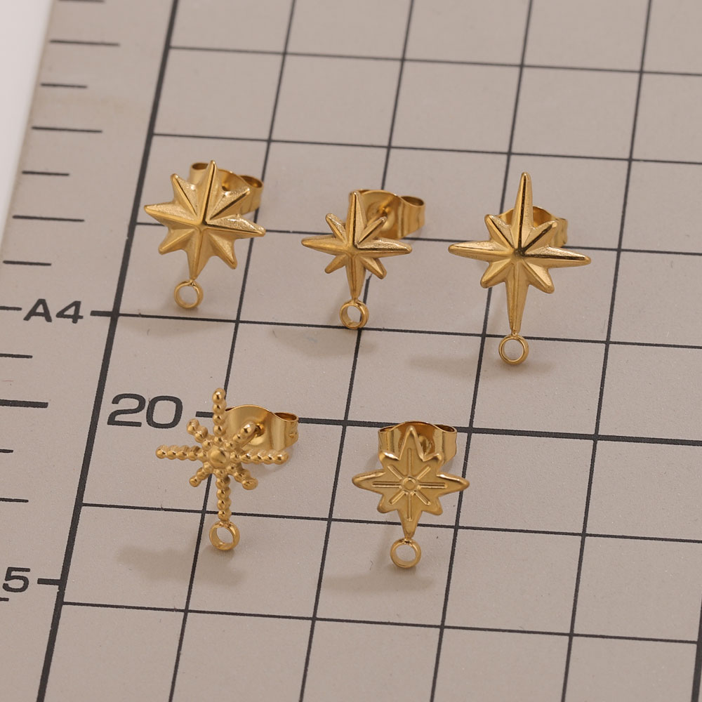 6 Stück Edelstahl-Stern-Ohrste – Jewelry Making Soldering Kit Bewertung und Preis