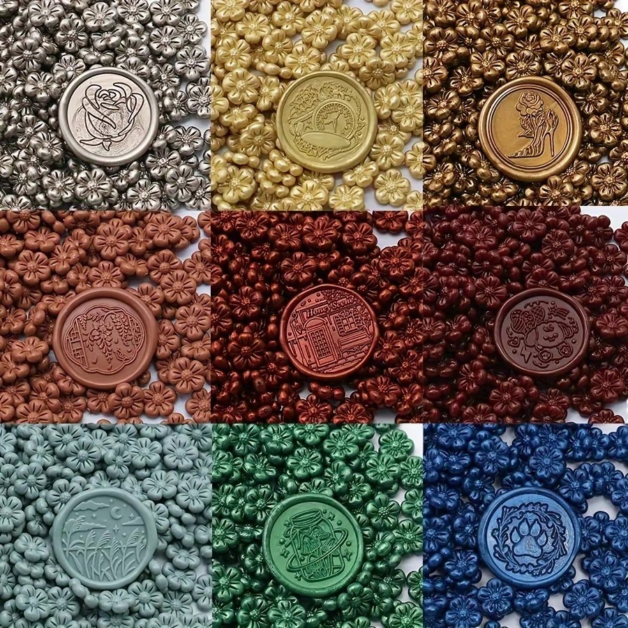 Blumenförmige Siegelwachsperle – Jewelry Making Wax Bewertung und Preis