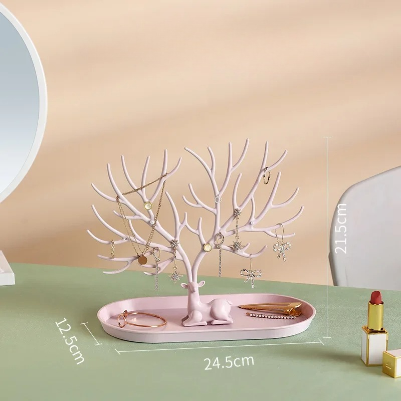 Geweih-Schmuckständer, Aufbewa – Jewelry Making Table Bewertung und Preis
