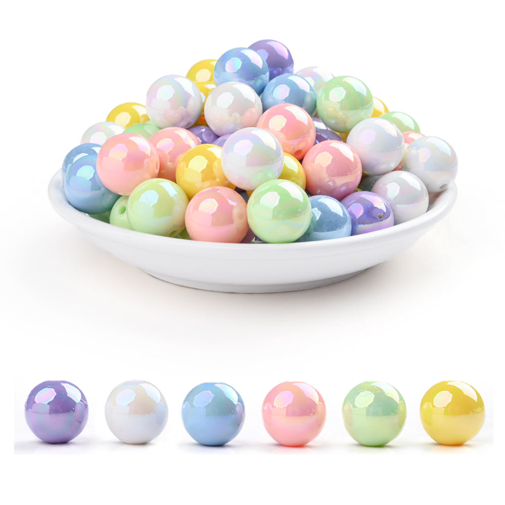 50 Stücke 16mm Acryl Runde Per – Jewelry Making 3 Year Old Bewertung und Preis