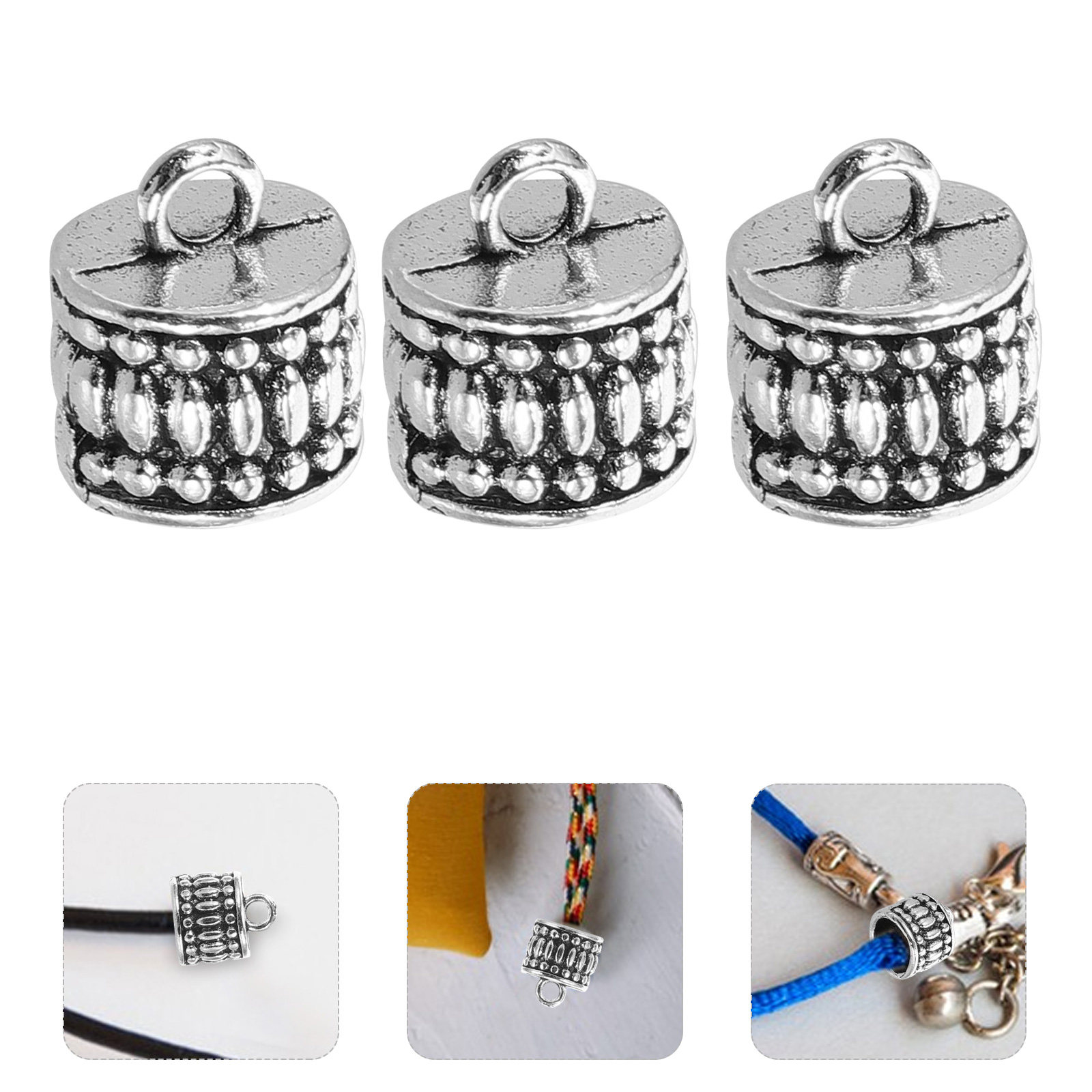 20 Stück tibetische Silberanhä – Jewelry Making Silver Bewertung und Preis