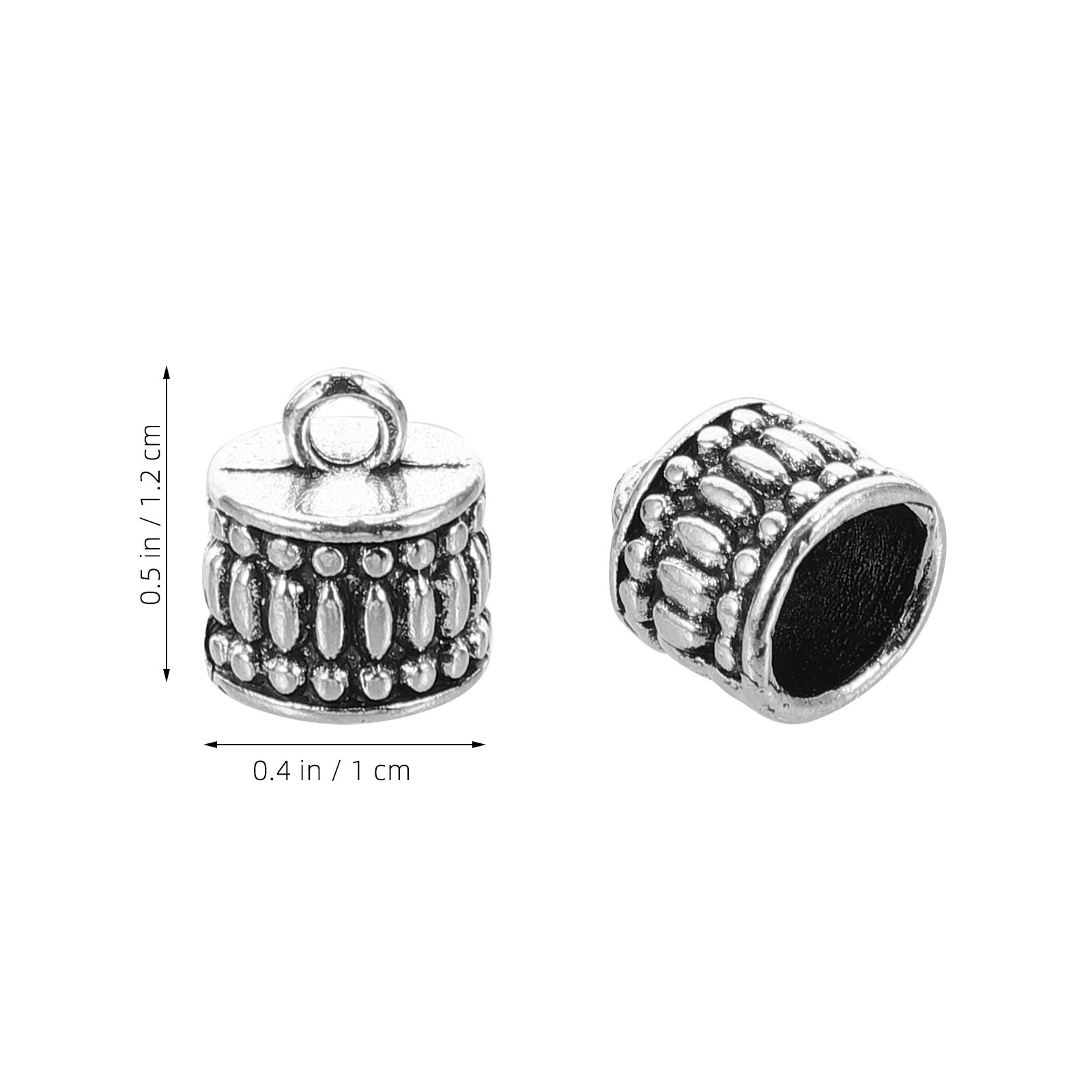 20 Stück tibetische Silberanhä – Jewelry Making Silver Bewertung und Preis