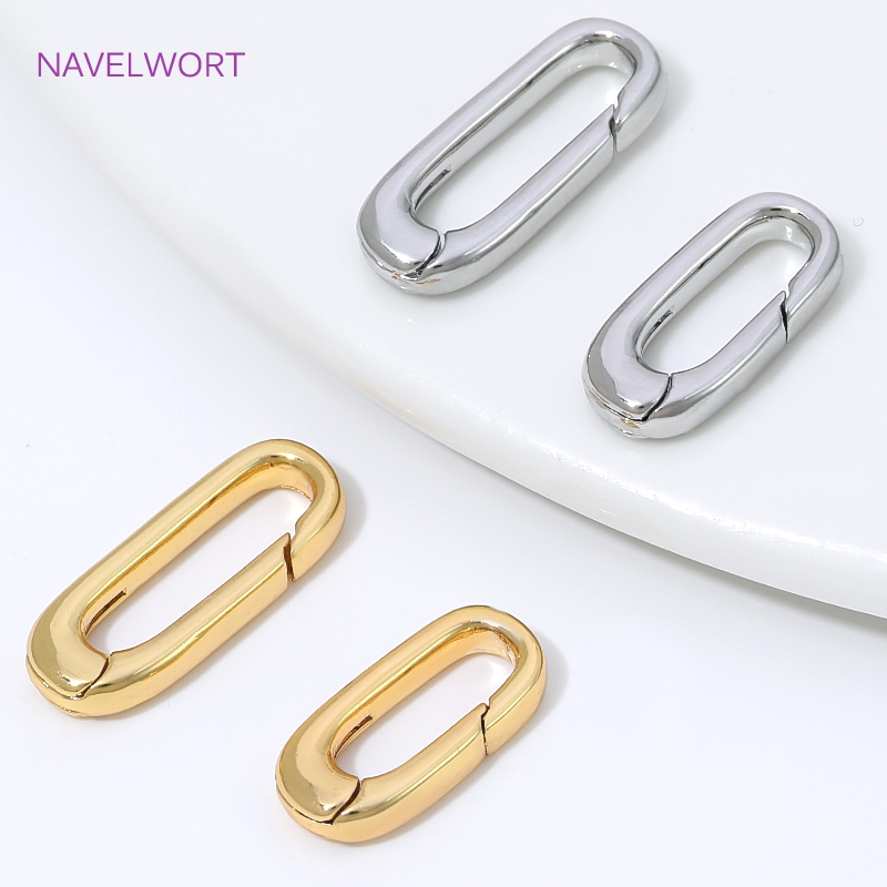 1/2/4 Stück 18K vergoldete ova – Jewelry Making Articles Bewertung und Preis