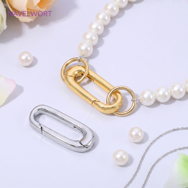 1/2/4 Stück 18K vergoldete ova – Jewelry Making Articles Bewertung und Preis