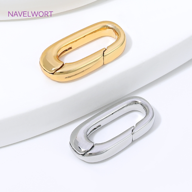1/2/4 Stück 18K vergoldete ova – Jewelry Making Articles Bewertung und Preis