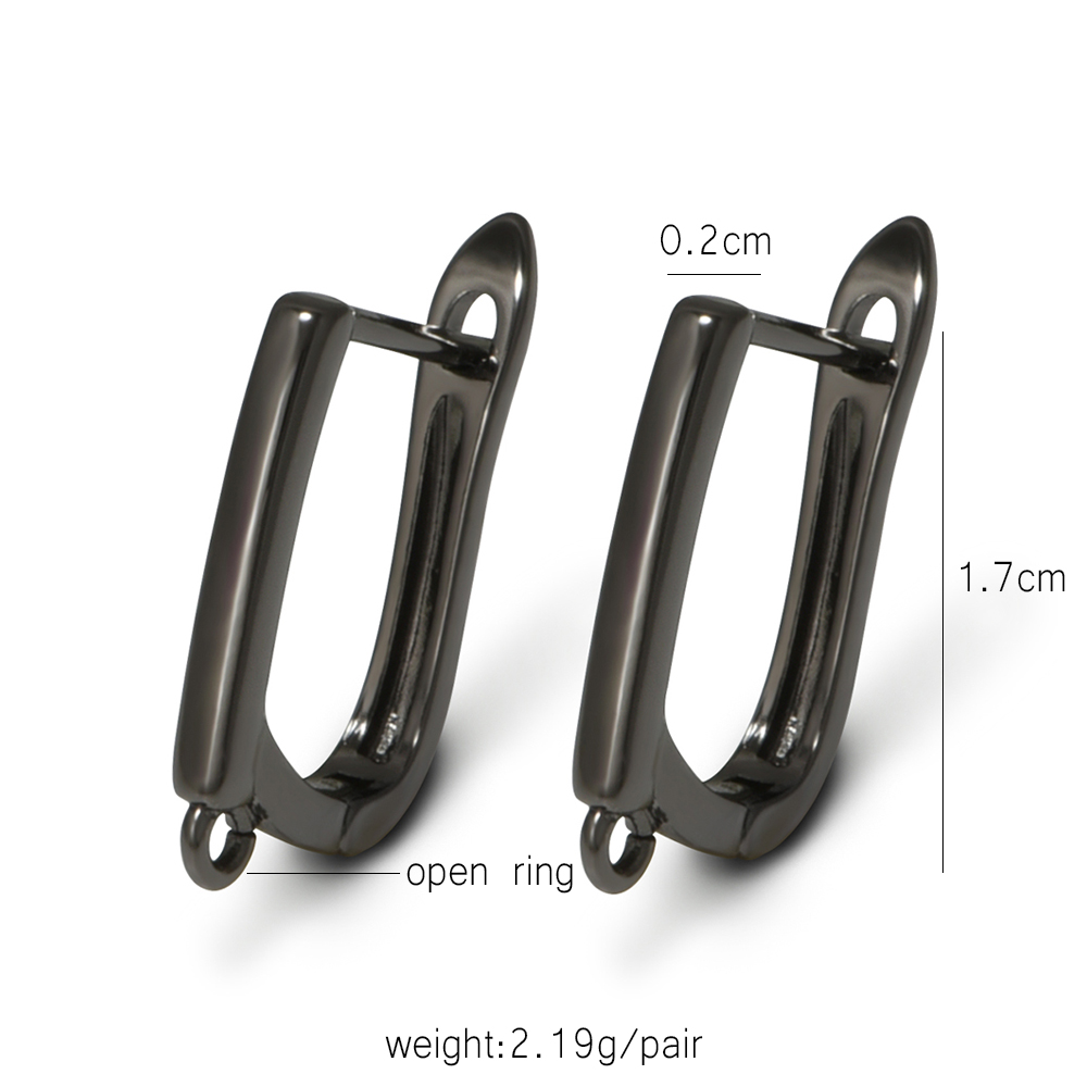 YANASI 1 Paar Waffen-Schwarz M – Jewelry Making Articles Bewertung und Preis