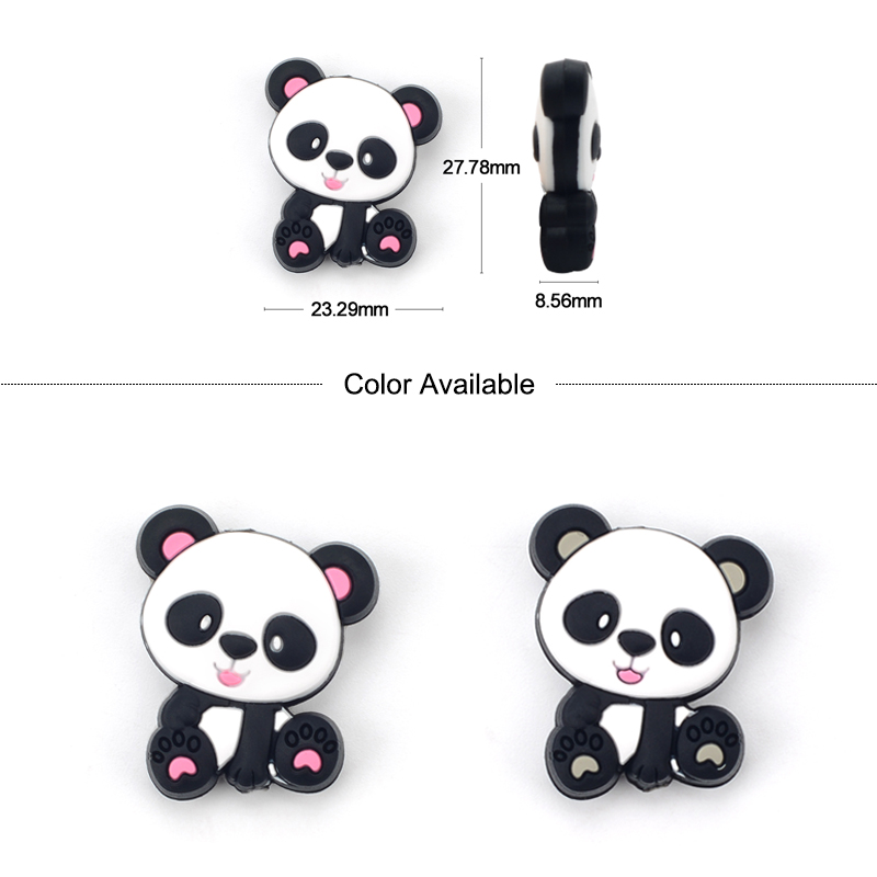 Panda Silikon Perlen 5 teile/l – Jewelry Making 3 Year Old Bewertung und Preis