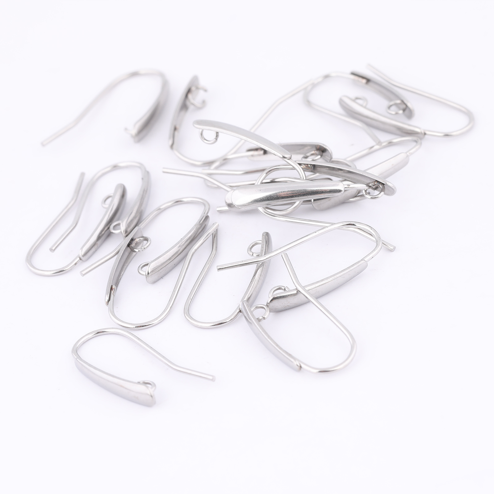 40 Stück Edelstahl-Ohrringhake – Jewelry Making Articles Bewertung und Preis