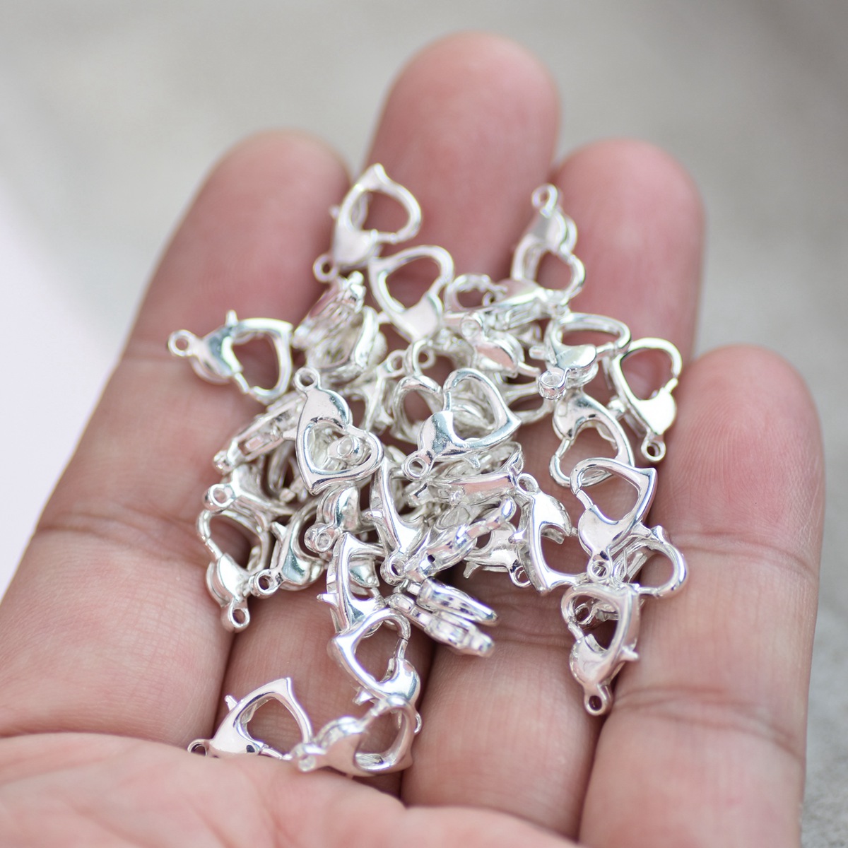 30 stücke 12x8mm Gold/Silber/B – Jewelry Making Silver Bewertung und Preis