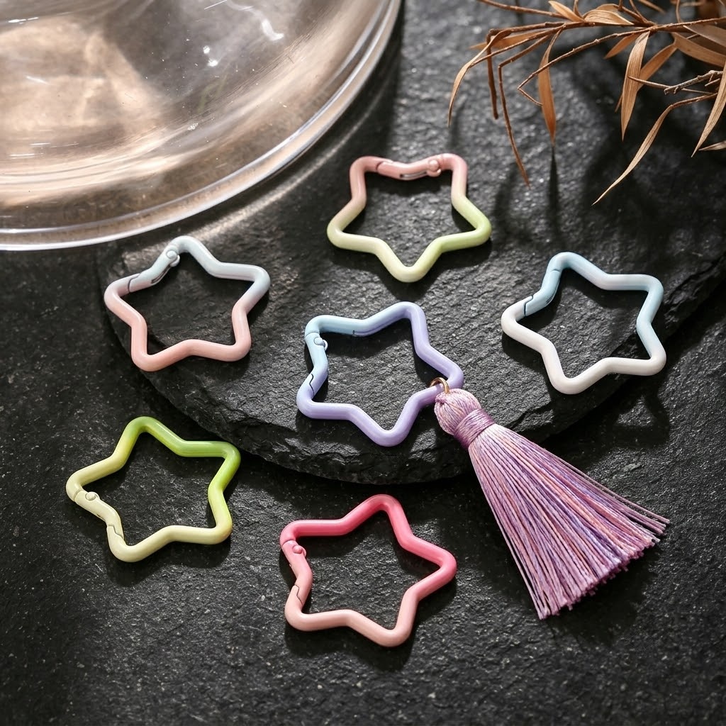 5 Stück Farbverlauf-Sternförmi – Jewelry Making Articles Bewertung und Preis